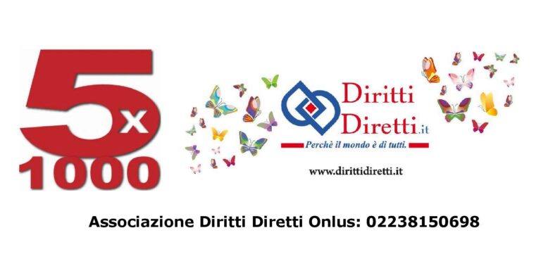 5×1000 a Diritti Diretti… hai il mio numero?