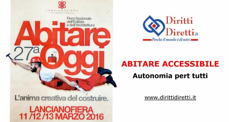 ABITARE ACCESSIBILE: Tutto esaurito per la formazione targata Diritti Diretti